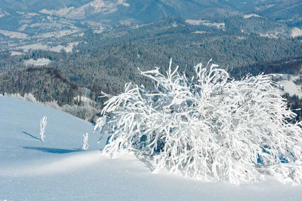 Winter mountain snowy landscape — Stock Photo, Image