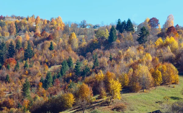 Осенние Карпаты (Украина) ). — стоковое фото