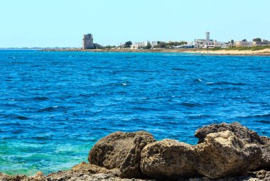 Torre Colimena beach,: Salento, İtalya
