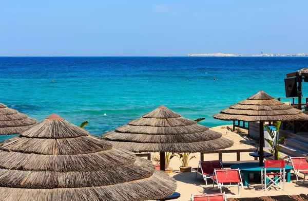 Praia Punta della Suina, Salento, Itália — Fotografia de Stock