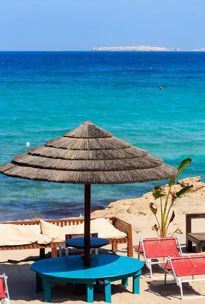 Praia Punta della Suina, Salento, Itália — Fotografia de Stock