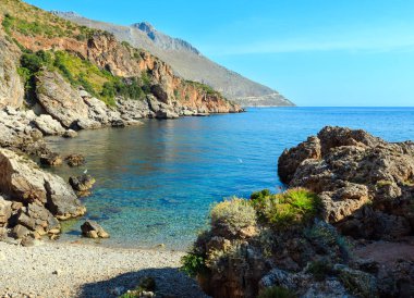 Zingaro Park, Sicilya, İtalya için defne deniz
