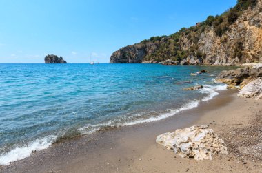 Tiren Denizi manzara, Campania, İtalya