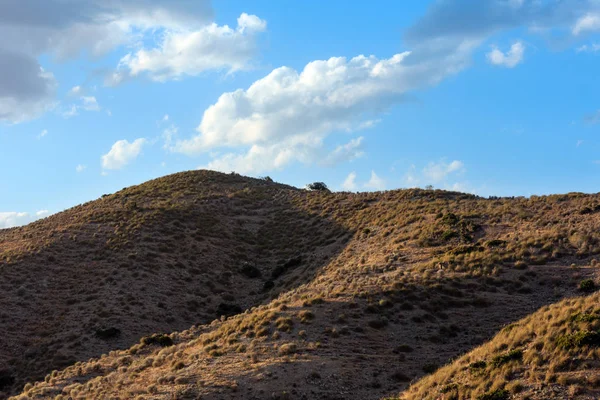 Colline serali nella periferia di Mazarron (Murcia, Spagna ). — Foto Stock