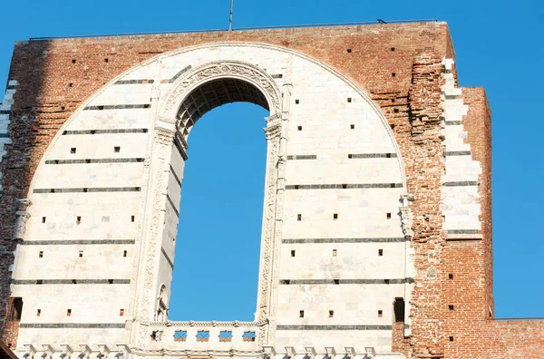 Siena street scene, Toscana, Italia — Foto Stock