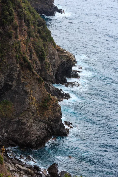 Zomer Riomaggiore rand, Cinque Terre — Stockfoto