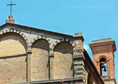Volterra sokak sahne, Toskana, İtalya