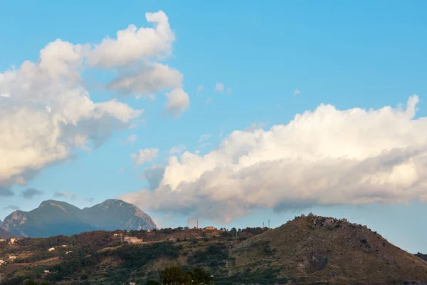 Cosenza mountains summer evening view, Italy — Stock Photo, Image