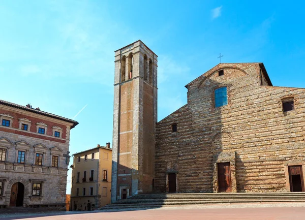 Montepulciano katedrális, Toszkána, Olaszország — Stock Fotó