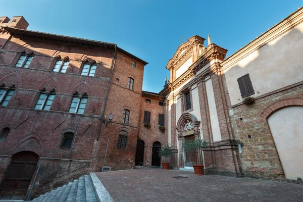 Siena street scene, Toscana, Itália — Fotografia de Stock