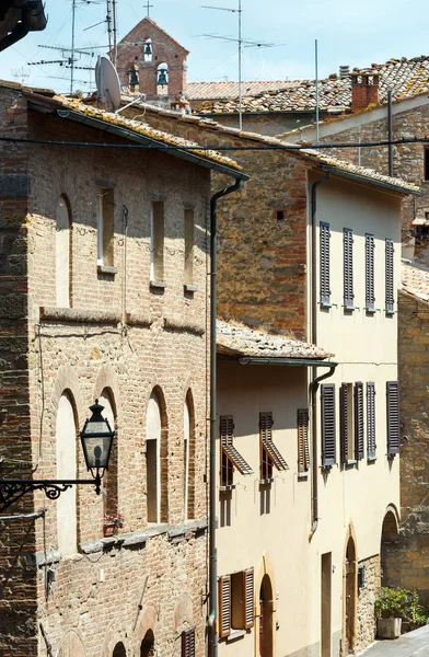Volterra sokak sahne, Toskana, İtalya — Stok fotoğraf