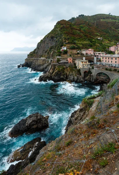 Manarola de Verão, Cinque Terre — Fotografia de Stock