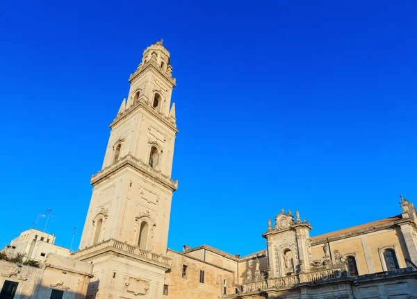 Lecce kathedrale top, lecce, italien. — Stockfoto