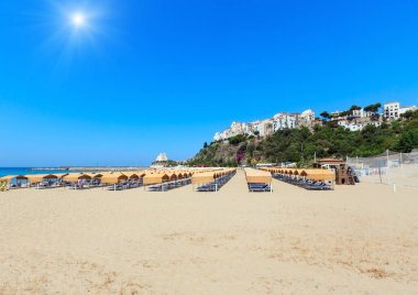 Sperlonga görünümü, Latina, Lazio, İtalya