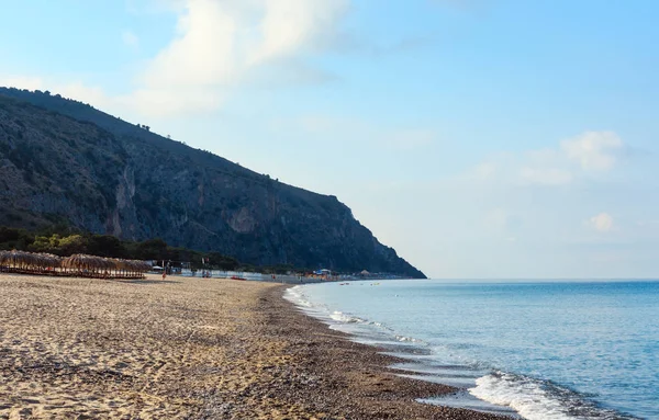 Morze Tyrreńskie beach, Campania, Włochy — Zdjęcie stockowe