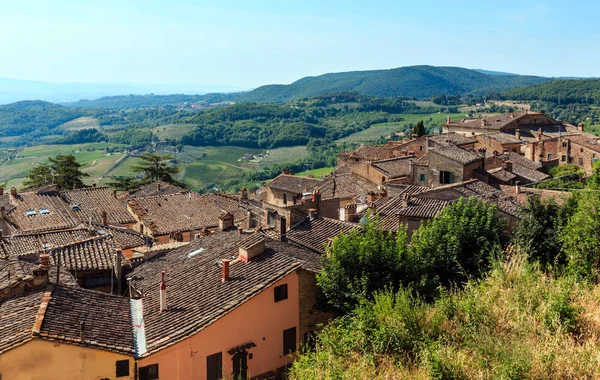 Vue de campagne depuis Montepulciano, Toscane, Italie — Photo