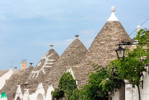 Tetos acústicos em Alberobello, Italia — Fotografia de Stock