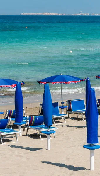 Strand Punta della Suina, Salento, Italië — Stockfoto