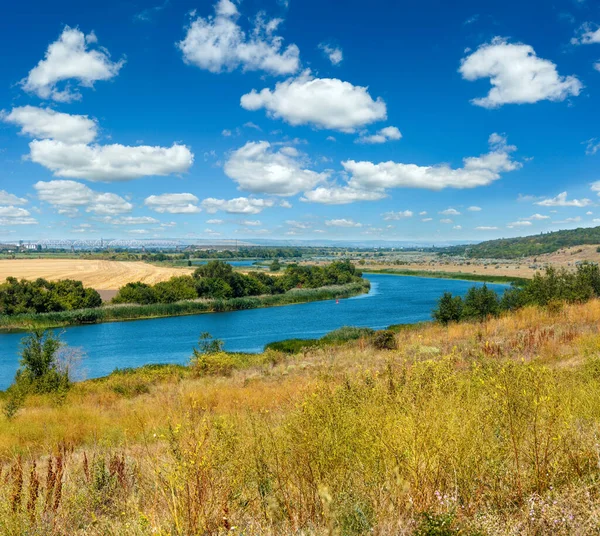 Summer Southern Bug river, Ukraine — Stock Photo, Image
