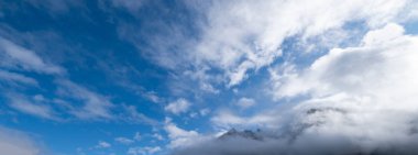 bulutlu mavi gökyüzü arkaplanı