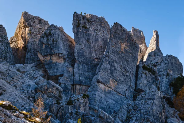 이탈리아 서티롤 바위투성이 알프스 형태를 이루고 피콜로 하이킹 자연의아름다움 컨셉트씬 — 스톡 사진