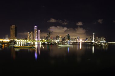 Panama City, Panama gece Güz 