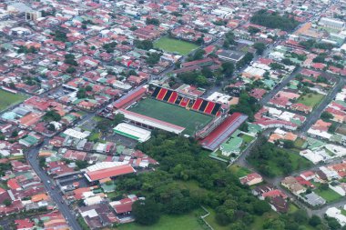 Futbol Stadyumu havadan görünümü 