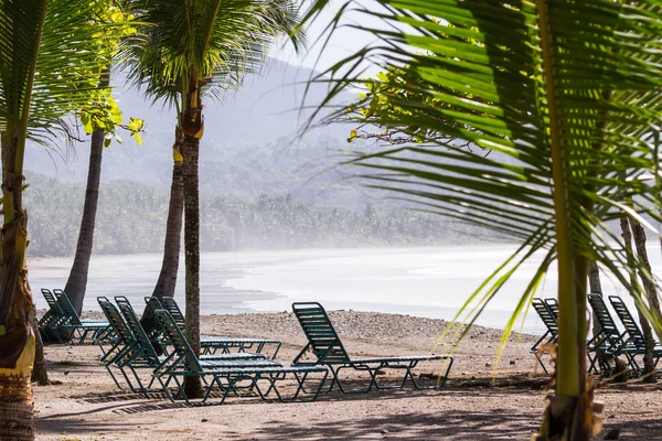 Relaxing tropical, beach — Stock Photo, Image