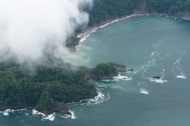 Havadan görünümü Kosta Rika Pasifik Sahil 