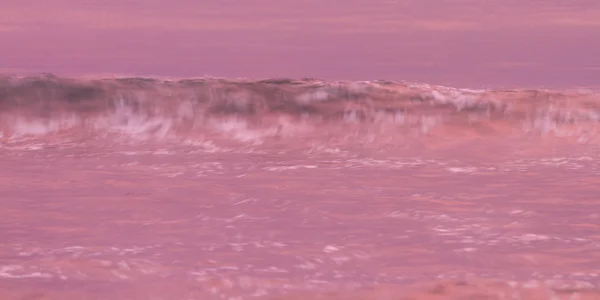 Krachende Wellen am Abend — Stockfoto