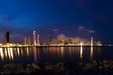 Panama City, Panama gece Güz 