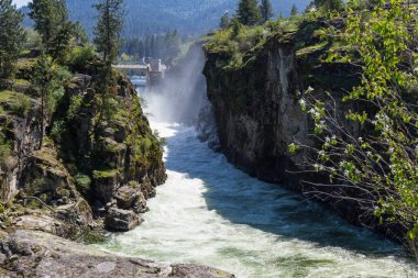 Post Falls Idaho falls. 