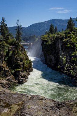 Post Falls Idaho falls. 