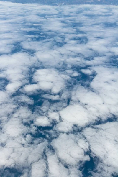 飛行機からの雲のカバー — ストック写真