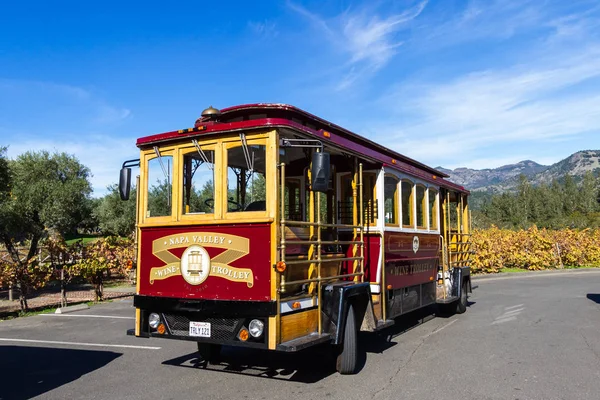 Napa Valley vin vagn — Stockfoto
