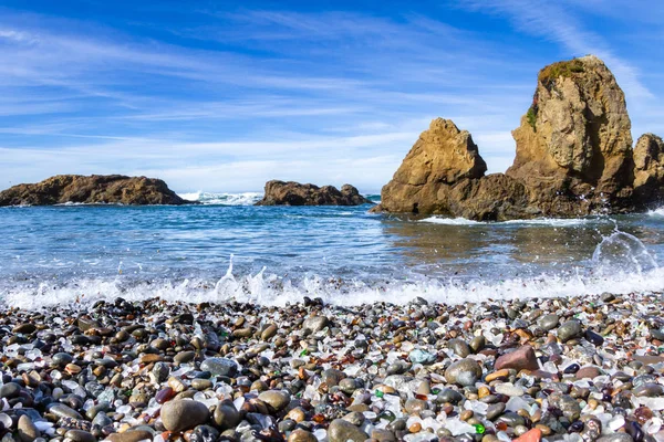 Glass Beach, Fort Bragg California – stockfoto