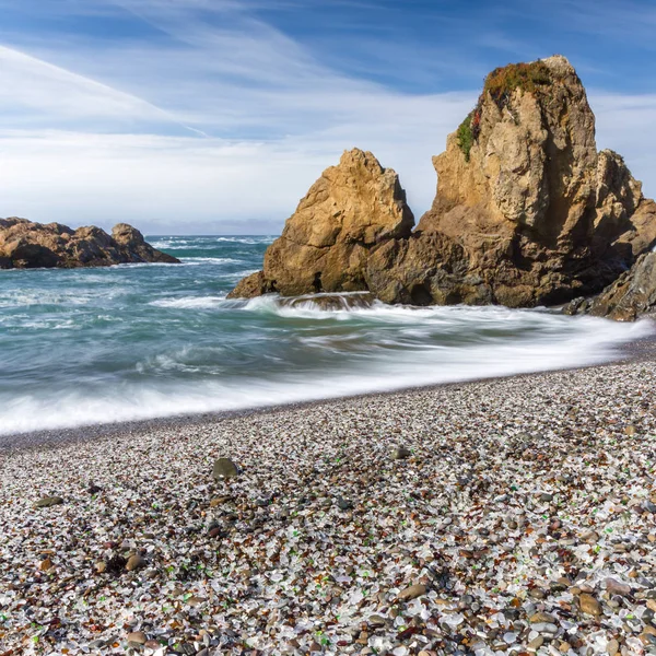 Glass Beach, Fort Bragg Californie — Photo