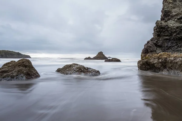 Oregon Coast w pochmurny dzień — Zdjęcie stockowe