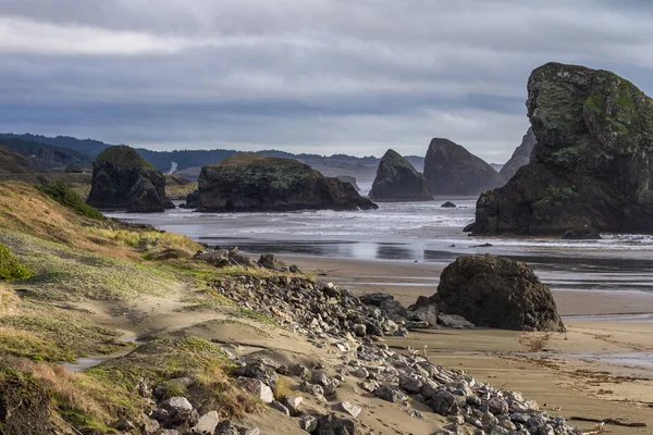 Klasické dramatické pobřeží pobřeží Oregon — Stock fotografie