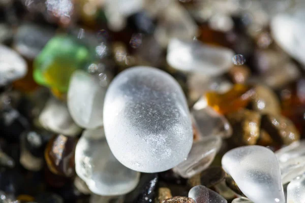 Detalhe de vidro do mar — Fotografia de Stock