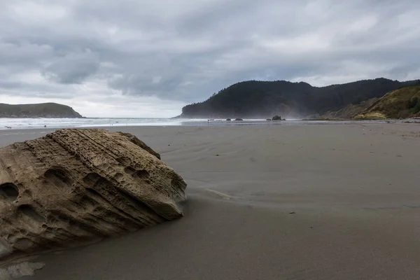 Lone beach in Oregon — Stock Photo, Image