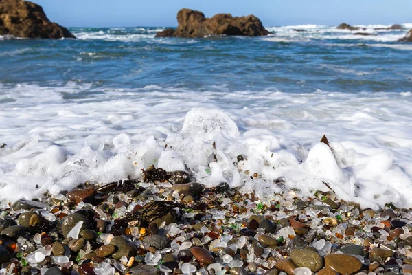 Glass Beach, Fort Bragg, Californie — Photo