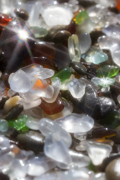 Sfondo spiaggia di vetro — Foto Stock