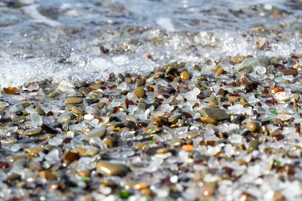Fondo de playa de vidrio —  Fotos de Stock