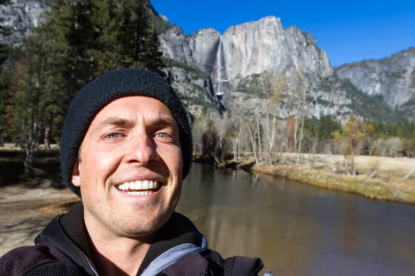 Selfie im Yosemite — Stockfoto