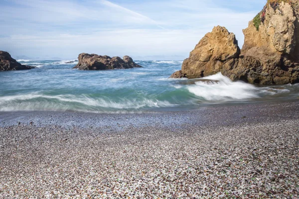 Glass Beach, Fort Bragg Californie — Photo