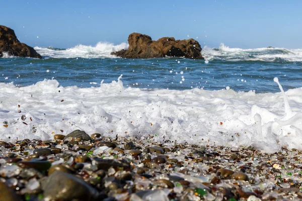 Glass Beach, Fort Bragg, Californie — Photo