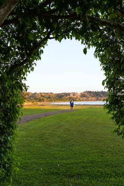 Fußweg zum Strand — Stockfoto