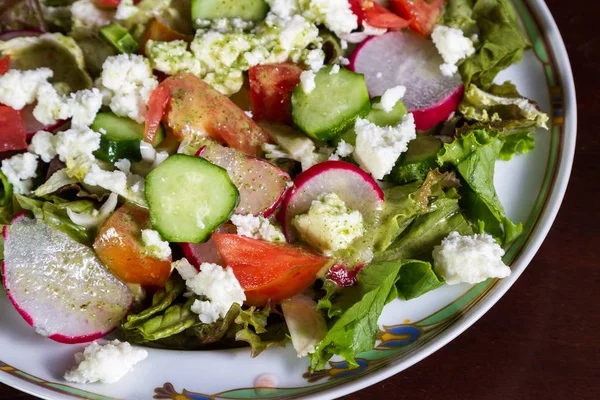 Salada de jardim fresco — Fotografia de Stock