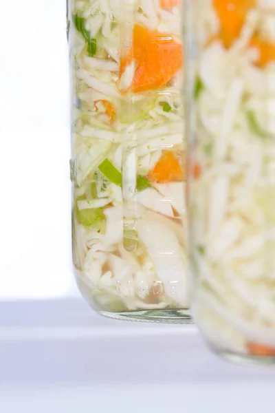 Hortalizas fermentadas caseras — Foto de Stock